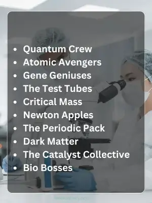 199 Science Team Names for Smart Fun and Cool Groups 2 Best Science Team Names