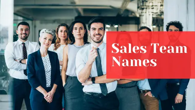 Sales Team Names
