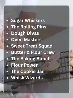 188 Baking Team Names: Find the Perfect Name for Your Group 2 Best Baking Team Names
