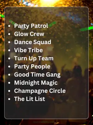 179 Party Team Names That Are Fun and Memorable 2 Best Party Team Names