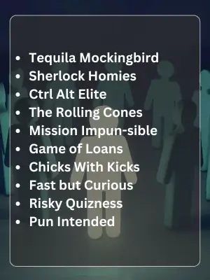 175 Pun Team Names That will Make Everyone Laugh 2 Best Pun Team Names