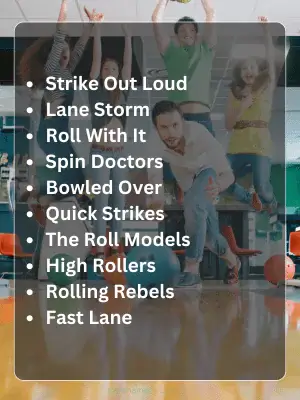199 Bowling Team Names That Are Strikingly Clever 4 Catchy Bowling Team Names