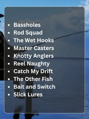 217 Fishing Team Names for Every Angler and Occasion 4 Inappropriate Fishing Team Names