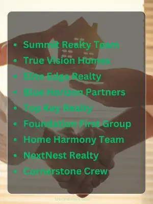 236 Real Estate Team Names to Inspire Your Brand Today 2 Best Real Estate Team Names