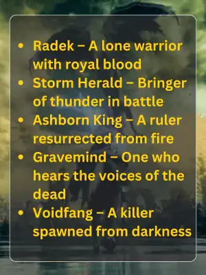 Best Elden Ring Names