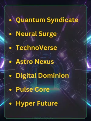 200+ Futuristic Team Names That Sound Ahead of Their Time 2 Best Futuristic Team Names