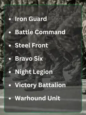 Top Military Team Names That Show Strength and Unity 2 Best Military Team Names