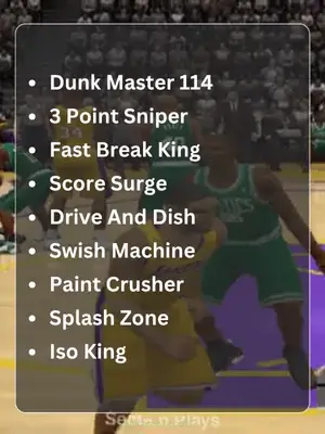 114 NBA 2K Names to Elevate Your Gaming Experience 2 Best NBA 2K Names
