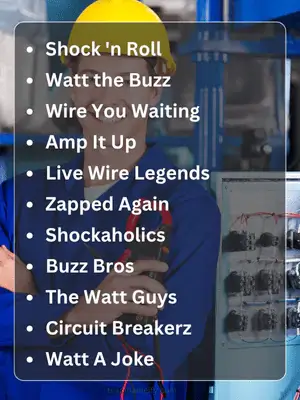 159 Electricians Names (Ultimate List + Ideas Guide) 2 Funny Electricians Names
