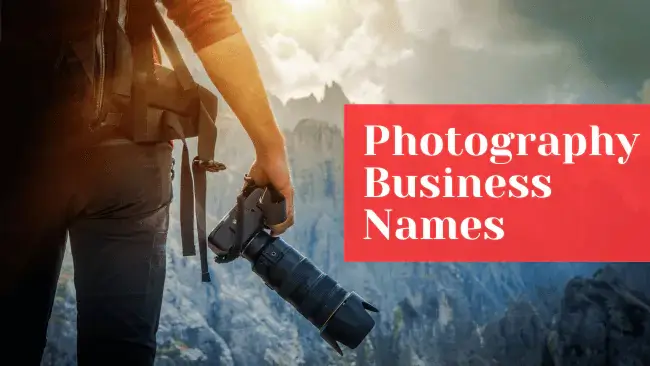 Photography Business Names